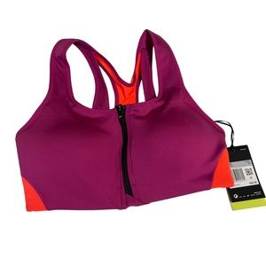 Nike Shape XS pink and orange sports bra